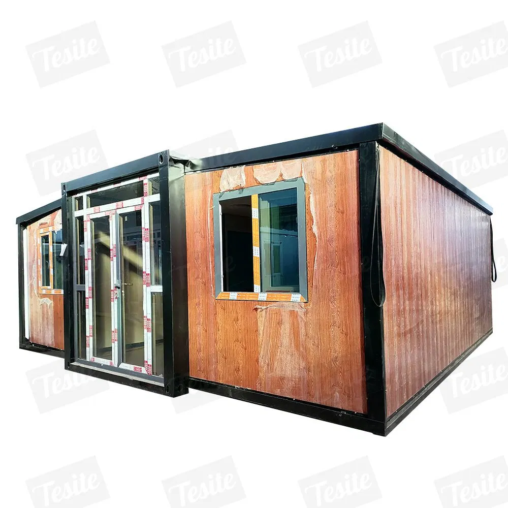 Piso MGO / Spc y villa de estructura de acero de contenedor prefabricado de construcción rápida personalizada