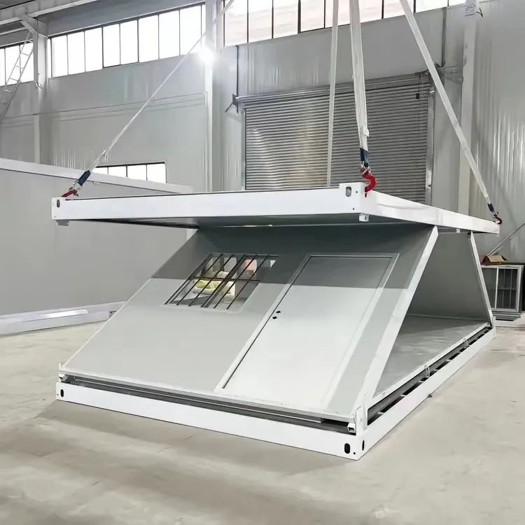 Oficina ampliable de la casa móvil del envase de empaquetado de la película plástica modificada para requisitos particulares 20FT/30FT/40FT del almacén