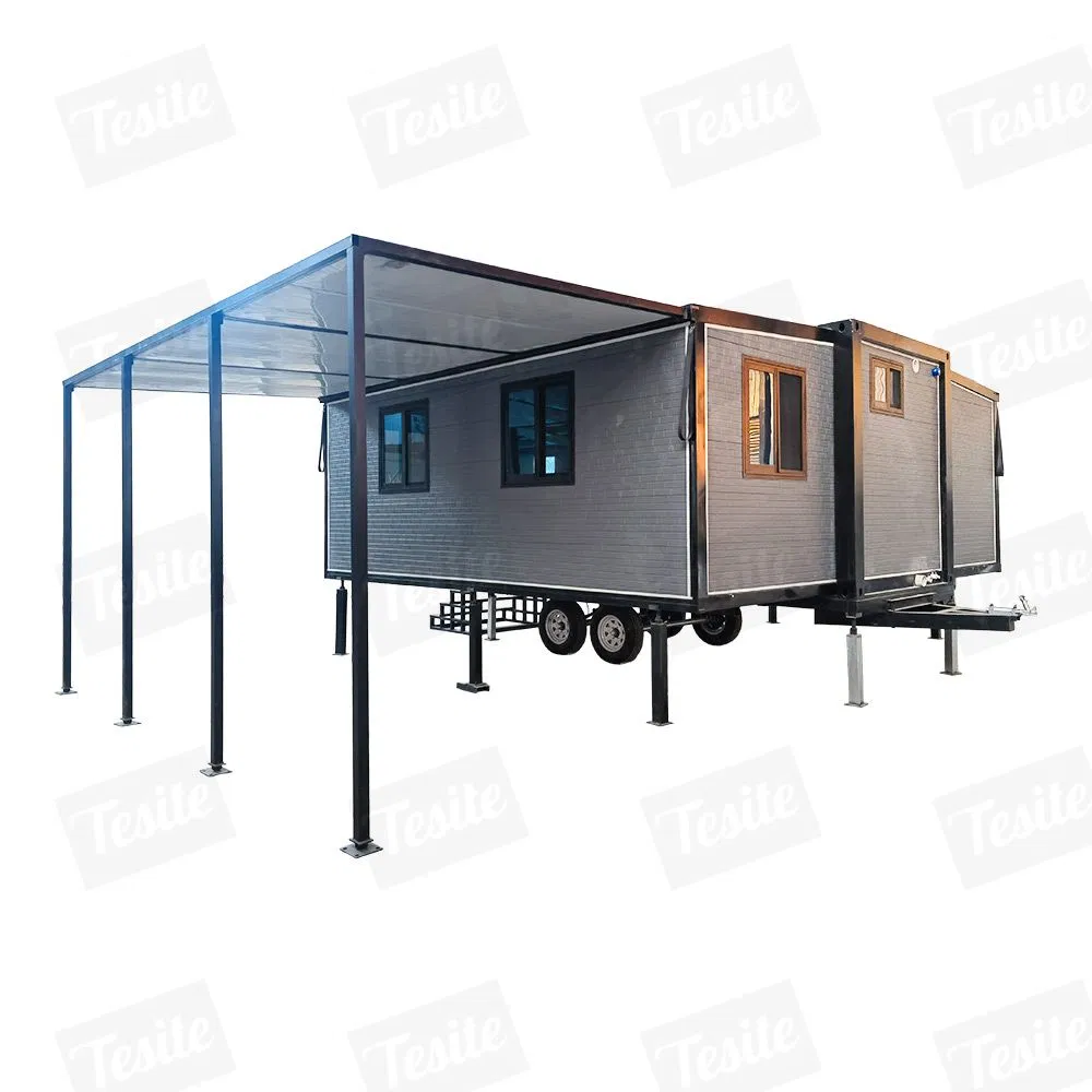 Piso MGO / Spc y villa de estructura de acero de contenedor prefabricado de construcción rápida personalizada