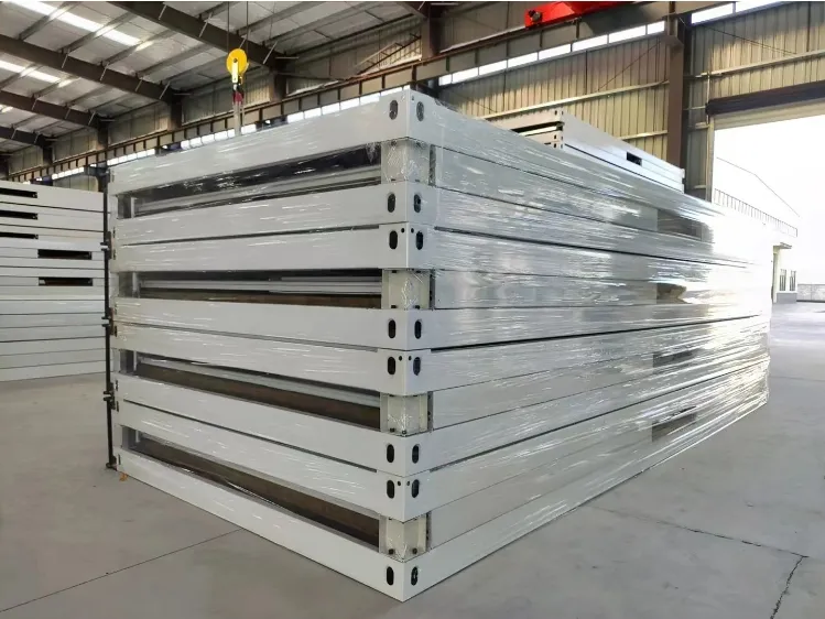 EPS/PUR/Rockwool casas modulares Tesite personalizadas, casa contenedor plegable