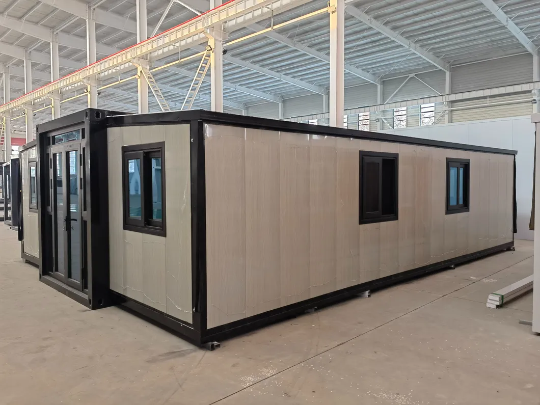 Casa prefabricada del envase del empaquetado de la pel&iacute;cula pl&aacute;stica de Tesite del panel de bocadillo de 36.54~74.34sqm
