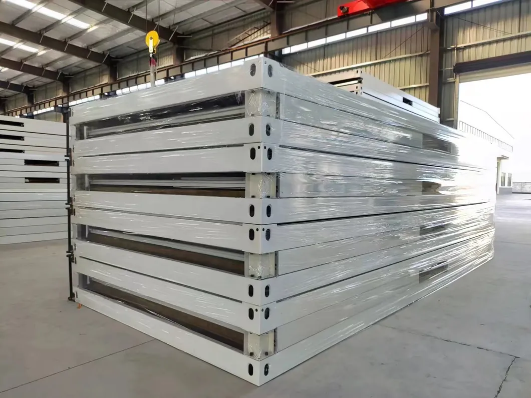 Oficina expandible casera del envase de la película plástica de la estructura de acero galvanizada con CE