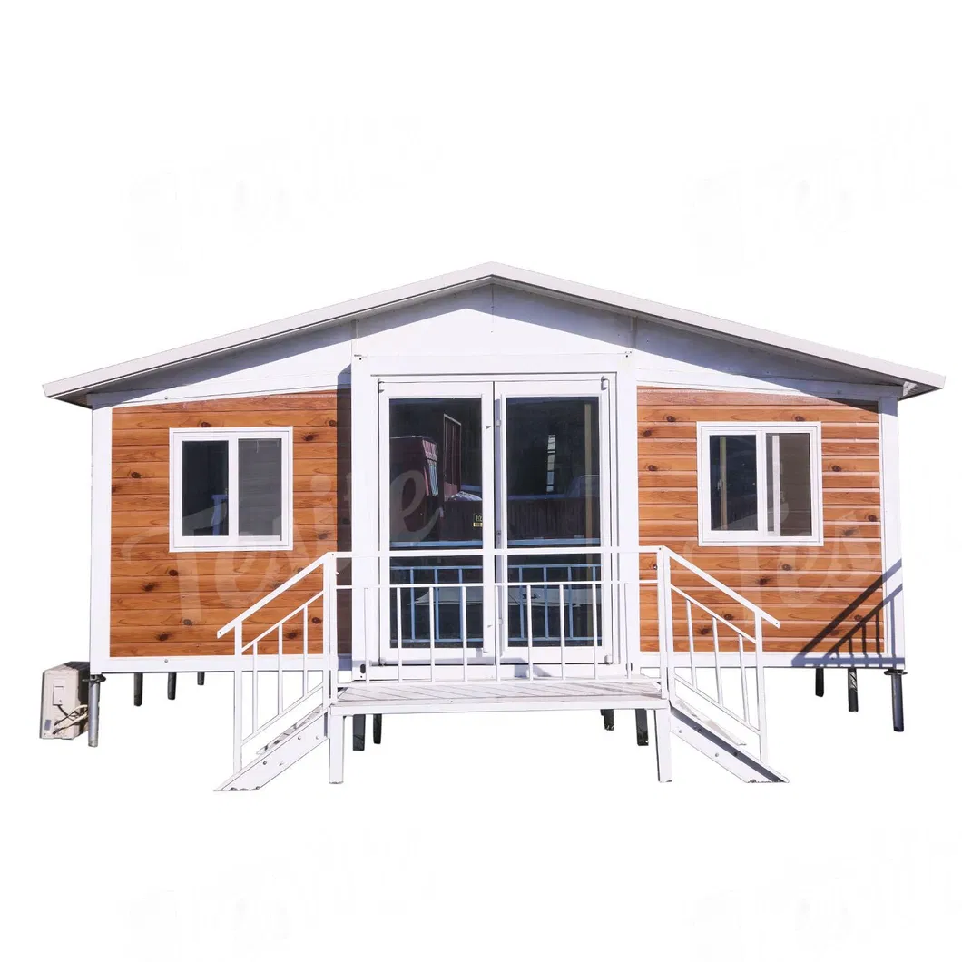 Casa pequeña prefabricada del envase del envase de película plástica modificada para requisitos particulares de Tesite del chalet