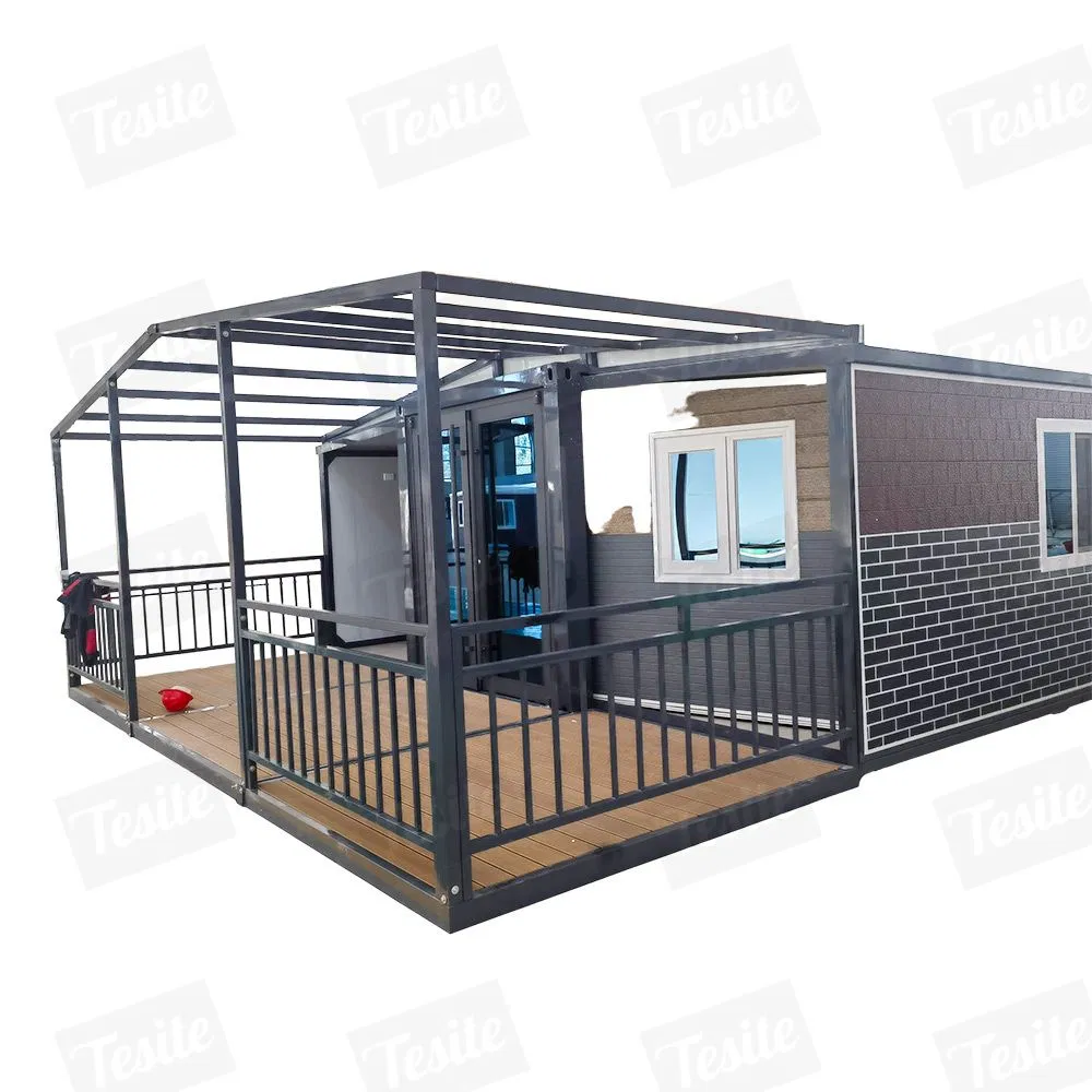 Piso MGO / Spc y villa de estructura de acero de contenedor prefabricado de construcción rápida personalizada