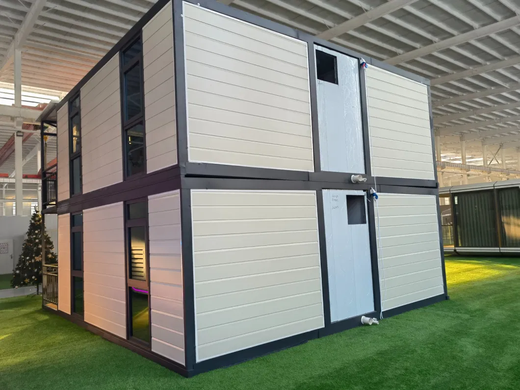 Villa Tesite envases de película plástica casa contenedor plegable prefabricados con ISO