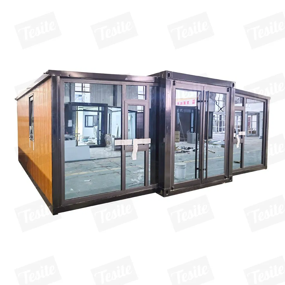 20 pies/30 pies/40 pies dormitorios personalizados Tesite película plástica embalaje móvil expandible casa contenedor plegable