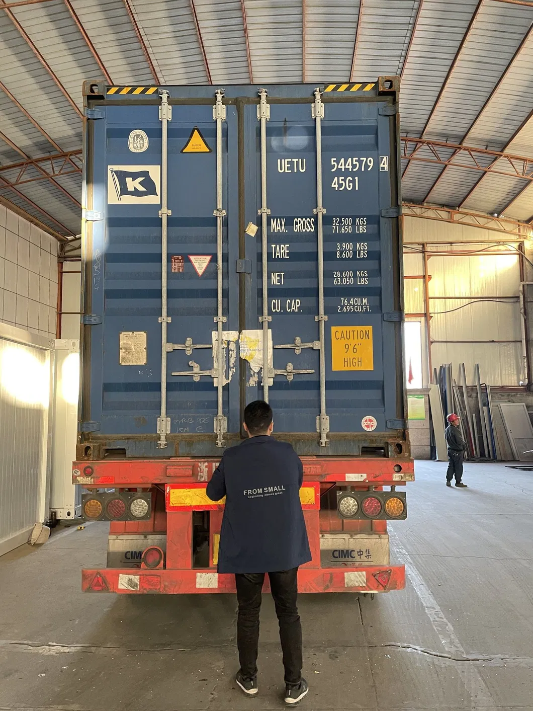El empaquetado de la película plástica de Warehouse del grado 10 se dirige la casa móvil extensible del envase