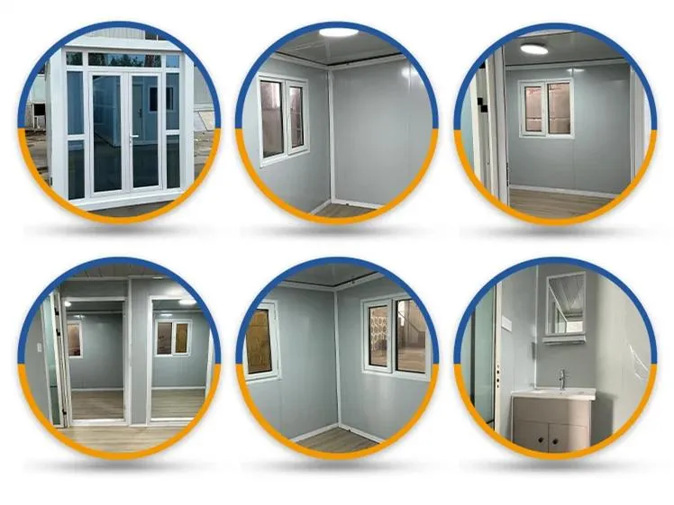 Piso MGO / Spc y villa de estructura de acero de contenedor prefabricado de construcción rápida personalizada