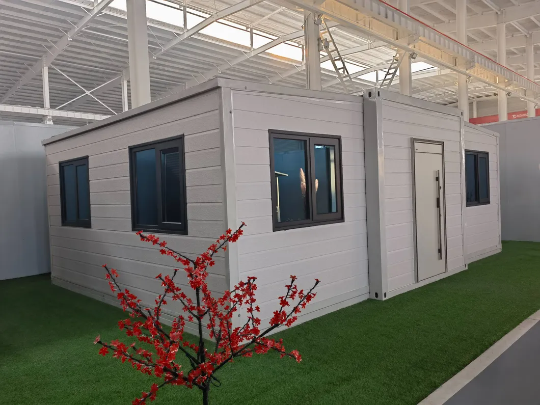 Casa expandible del envase del doblez prefabricado del empaquetado de la pel&iacute;cula pl&aacute;stica de Tesite del taller